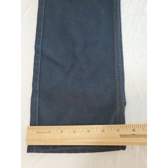 Vintage Genes Mens Jeans Blue Size 36X32 Cotton Blend Button Zip Pockets Skinny - Picture 5 of 12